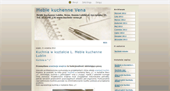 Desktop Screenshot of meblekuchennevenalublin.blox.pl