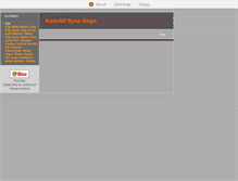 Tablet Screenshot of kosciolsynaboga.blox.pl