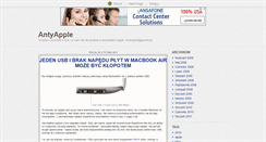Desktop Screenshot of antyapple.blox.pl