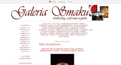 Desktop Screenshot of galeriasmaku.blox.pl