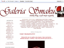 Tablet Screenshot of galeriasmaku.blox.pl
