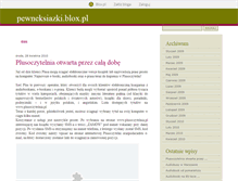 Tablet Screenshot of pewneksiazki.blox.pl