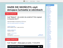 Tablet Screenshot of kaziksieskonczyl.blox.pl