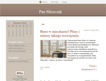 Tablet Screenshot of miszczak.blox.pl