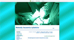 Desktop Screenshot of leczeniezylakow.blox.pl