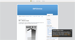 Desktop Screenshot of dkfgliwice.blox.pl