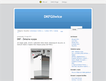 Tablet Screenshot of dkfgliwice.blox.pl