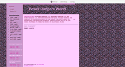 Desktop Screenshot of powerangersworld.blox.pl