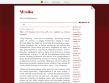 Tablet Screenshot of mimika.blox.pl