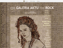 Tablet Screenshot of galeriaaktu.blox.pl