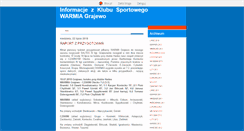 Desktop Screenshot of kswarmiagrajewo.blox.pl