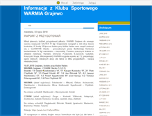 Tablet Screenshot of kswarmiagrajewo.blox.pl