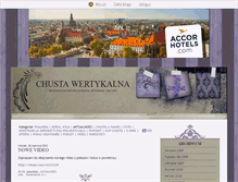 Tablet Screenshot of chustawertykalna.blox.pl