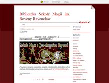 Tablet Screenshot of bibliotekahogwarts.blox.pl