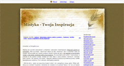 Desktop Screenshot of mistycy.blox.pl