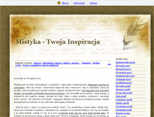 Tablet Screenshot of mistycy.blox.pl