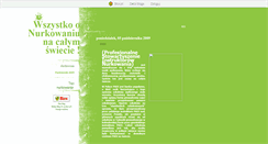 Desktop Screenshot of nurkoowanie.blox.pl