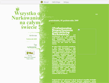 Tablet Screenshot of nurkoowanie.blox.pl