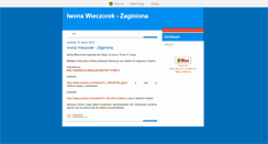 Desktop Screenshot of iwonawieczorek.blox.pl