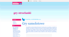 Desktop Screenshot of grystrzelanki.blox.pl