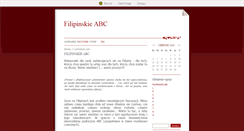 Desktop Screenshot of filipinskieabc.blox.pl