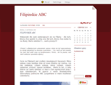 Tablet Screenshot of filipinskieabc.blox.pl