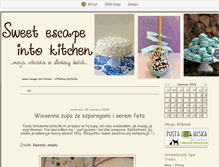 Tablet Screenshot of escapeintokitchen.blox.pl