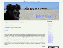 Tablet Screenshot of juicytravels.blox.pl