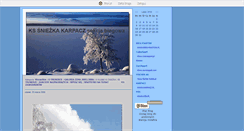 Desktop Screenshot of kssniezkakarpacz.blox.pl