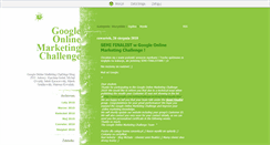 Desktop Screenshot of googleonlinemarketingchallenge2010.blox.pl