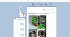 Desktop Screenshot of kyciolkyciol.blox.pl