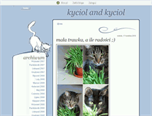 Tablet Screenshot of kyciolkyciol.blox.pl