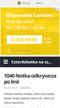 Mobile Screenshot of czterdziestkanaczeresni.blox.pl