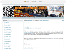 Tablet Screenshot of obiektywnyradom.blox.pl