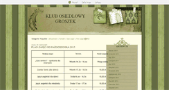 Desktop Screenshot of kogroszek.blox.pl