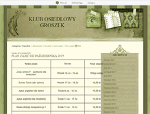Tablet Screenshot of kogroszek.blox.pl