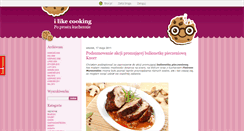 Desktop Screenshot of ilikecooking.blox.pl