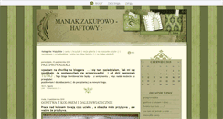 Desktop Screenshot of fagusia.blox.pl