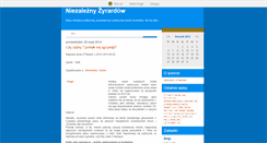 Desktop Screenshot of niezaleznyzyrardow.blox.pl