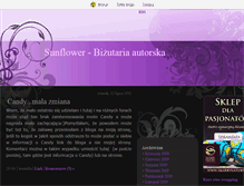 Tablet Screenshot of bizuteriasunflower.blox.pl