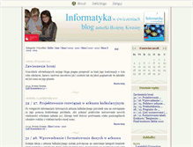 Tablet Screenshot of informatykawcwiczeniach.blox.pl