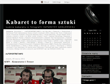 Tablet Screenshot of kabarettoformasztuki.blox.pl