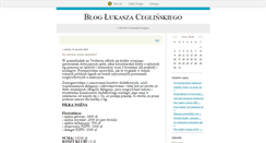 Desktop Screenshot of lukaszceglinski.blox.pl