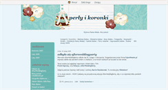 Desktop Screenshot of perlyikoronki.blox.pl