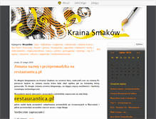 Tablet Screenshot of krainasmakow.blox.pl