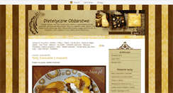 Desktop Screenshot of dietetyczneobzarstwo.blox.pl