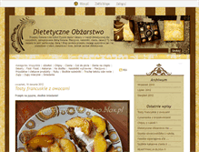 Tablet Screenshot of dietetyczneobzarstwo.blox.pl