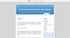 Desktop Screenshot of nieoodchudzaniu.blox.pl