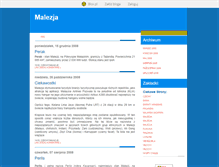 Tablet Screenshot of malezja1.blox.pl