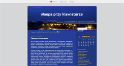 Desktop Screenshot of maupa.blox.pl